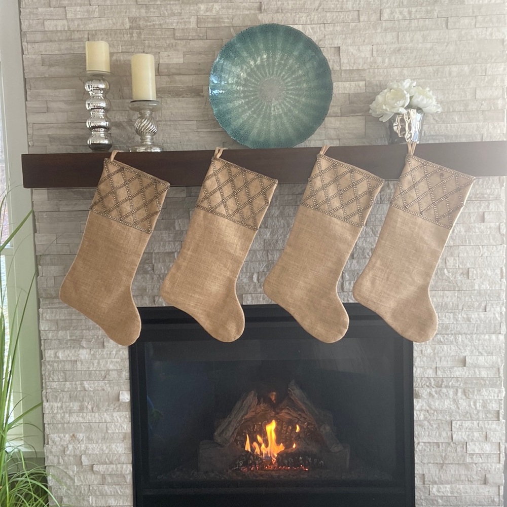 Christmas stockings set of 4